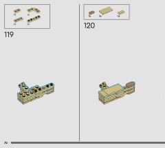 LEGO 10363 instructions page 70 – build guide