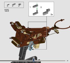 LEGO 10363 instructions page 77 – build guide