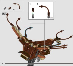 LEGO 10363 instructions page 90 – build guide