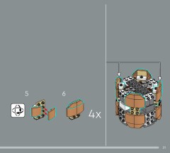 LEGO 10370 instructions page 21 – build guide