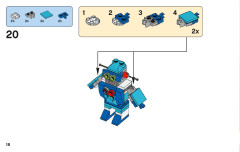LEGO 10402 instructions page 18 – build guide