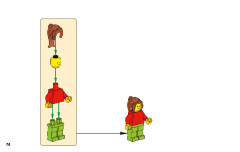 LEGO 10405 instructions page 74 – build guide