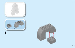 LEGO 10418 instructions page 7 – build guide