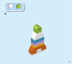 LEGO 10422 instructions page 69 – build guide