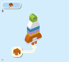 LEGO 10422 instructions page 70 – build guide