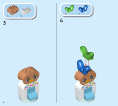 LEGO 10423 instructions page 4 – build guide