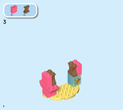 LEGO 10435 instructions page 8 – build guide