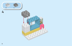 LEGO 10438 instructions page 8 – build guide