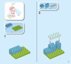 LEGO 10453 instructions page 17 – build guide
