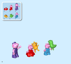 LEGO 10466 instructions page 8 – build guide