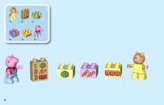 LEGO 10468 instructions page 8 – build guide