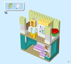 LEGO 10470 instructions page 21 – build guide