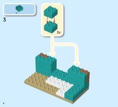 LEGO 10470 instructions page 8 – build guide