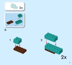 LEGO 10470 instructions page 9 – build guide