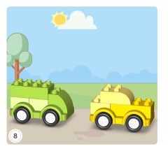 LEGO 10474 instructions page 8 – build guide