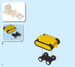 LEGO 10476 instructions page 8 – build guide