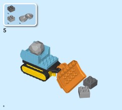 LEGO 10476 instructions page 8 – build guide