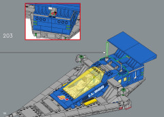 LEGO 10497 instructions page 128 – build guide