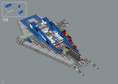 LEGO 10497 instructions page 74 – build guide