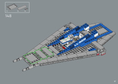 LEGO 10497 instructions page 87 – build guide