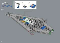 LEGO 10497 instructions page 54 – build guide