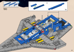 LEGO 10497 instructions page 127 – build guide