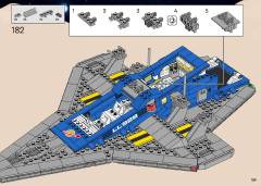 LEGO 10497 instructions page 129 – build guide