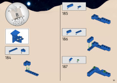 LEGO 10497 instructions page 131 – build guide