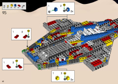 LEGO 10497 instructions page 62 – build guide