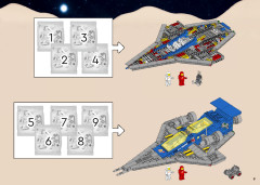 LEGO 10497 instructions page 9 – build guide