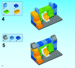 LEGO 10577 instructions page 8 – build guide