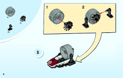 LEGO 10669 instructions page 8 – build guide