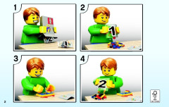 LEGO 10671 instructions page 2 – build guide