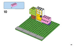 LEGO 10698 instructions page 43 – build guide
