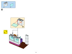 LEGO 10703 instructions page 8 – build guide