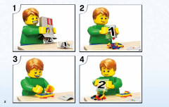 LEGO 10722 instructions page 2 – build guide