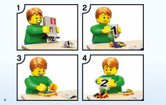 LEGO 10724 instructions page 2 – build guide