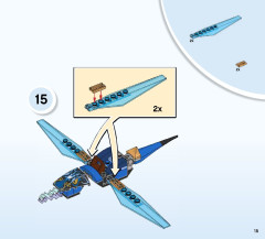 LEGO 10725 instructions page 15 – build guide