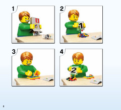 LEGO 10725 instructions page 2 – build guide
