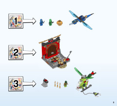 LEGO 10725 instructions page 3 – build guide