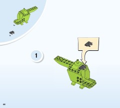 LEGO 10725 instructions page 44 – build guide