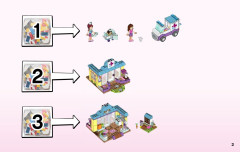 LEGO 10728 instructions page 3 – build guide