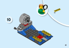 LEGO 10731 instructions page 21 – build guide
