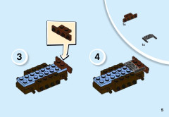 LEGO 10733 instructions page 5 – build guide