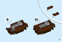 LEGO 10733 instructions page 9 – build guide