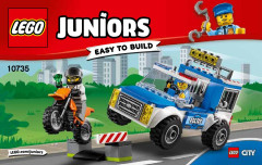 LEGO 10735 instructions page 1 – build guide