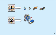 LEGO 10735 instructions page 3 – build guide