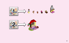 LEGO 10738 instructions page 3 – build guide