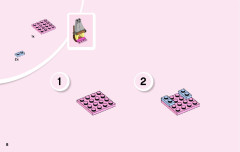 LEGO 10738 instructions page 8 – build guide