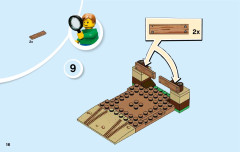 LEGO 10742 instructions page 16 – build guide